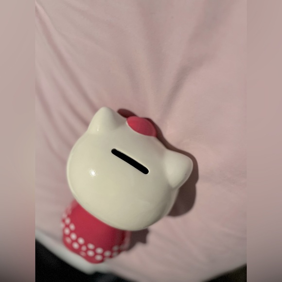 HELLO KITTY 💕 PINK POLKA DOT COIN/PIGGY BANK - Picture 6 of 6